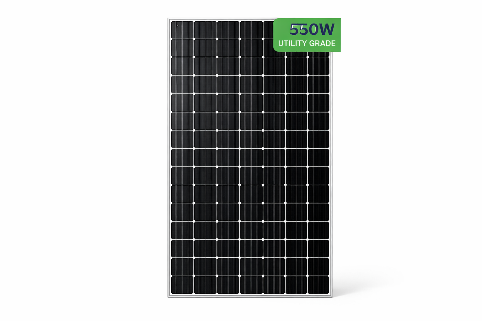 Monocrystalline Solar Panel – 550W (Utility Grade)